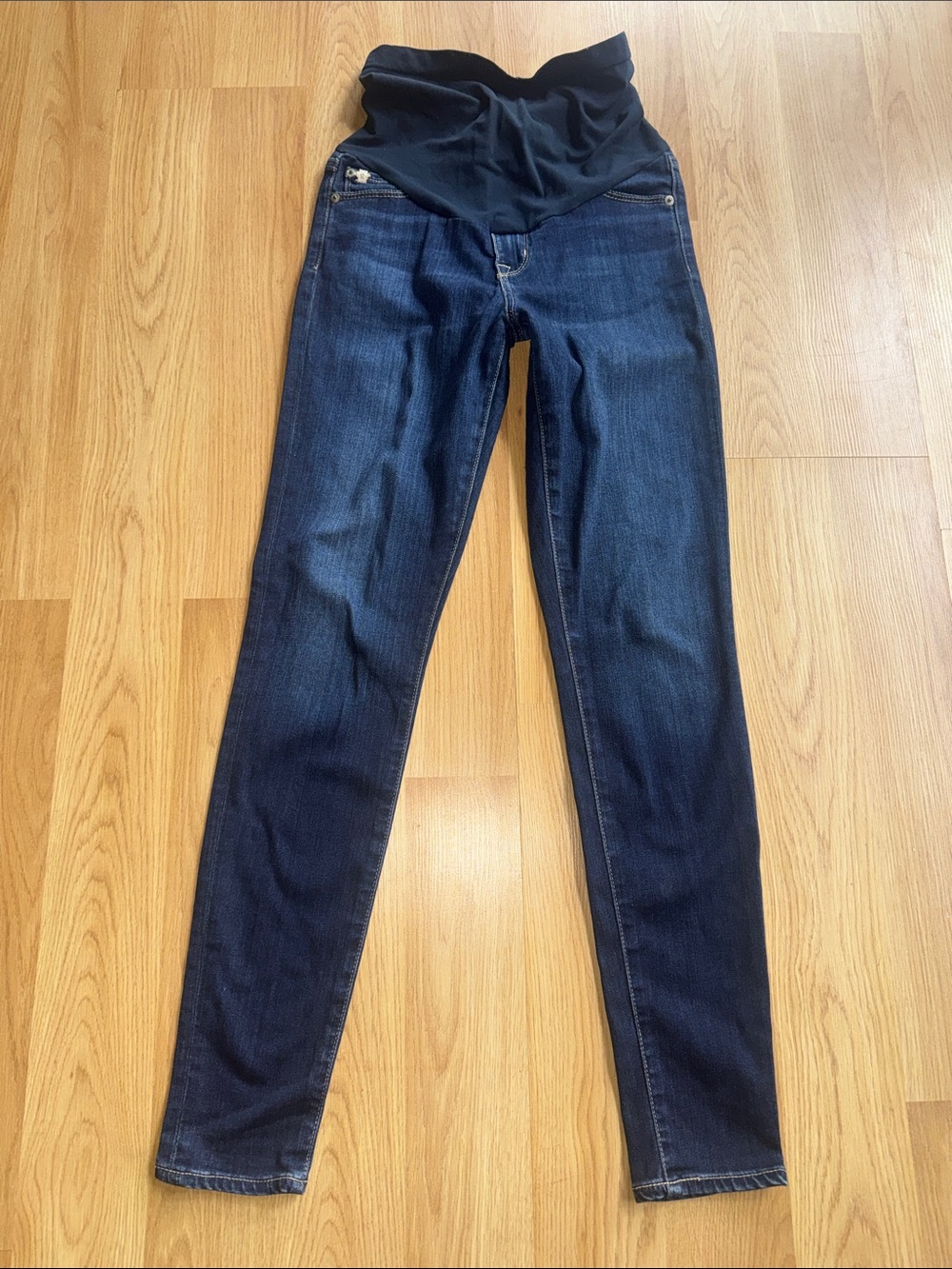 Big Star Size 28  Dark Blue Skinny Maternity Jeans Pea In The Pod